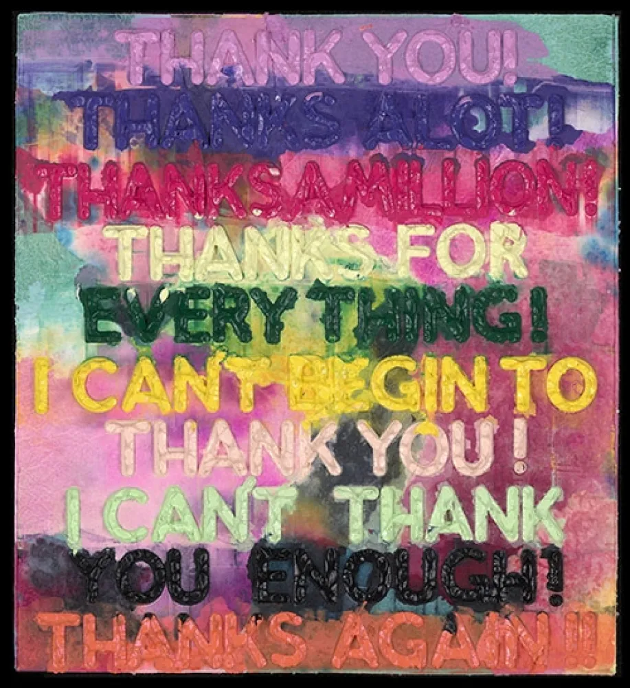 Monotypie Bochner - Thank You