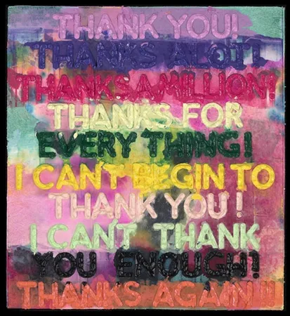 Monotypie Bochner - Thank You