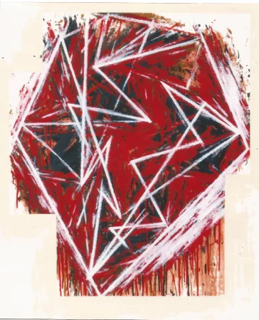 Siebdruck Bochner - Untitled