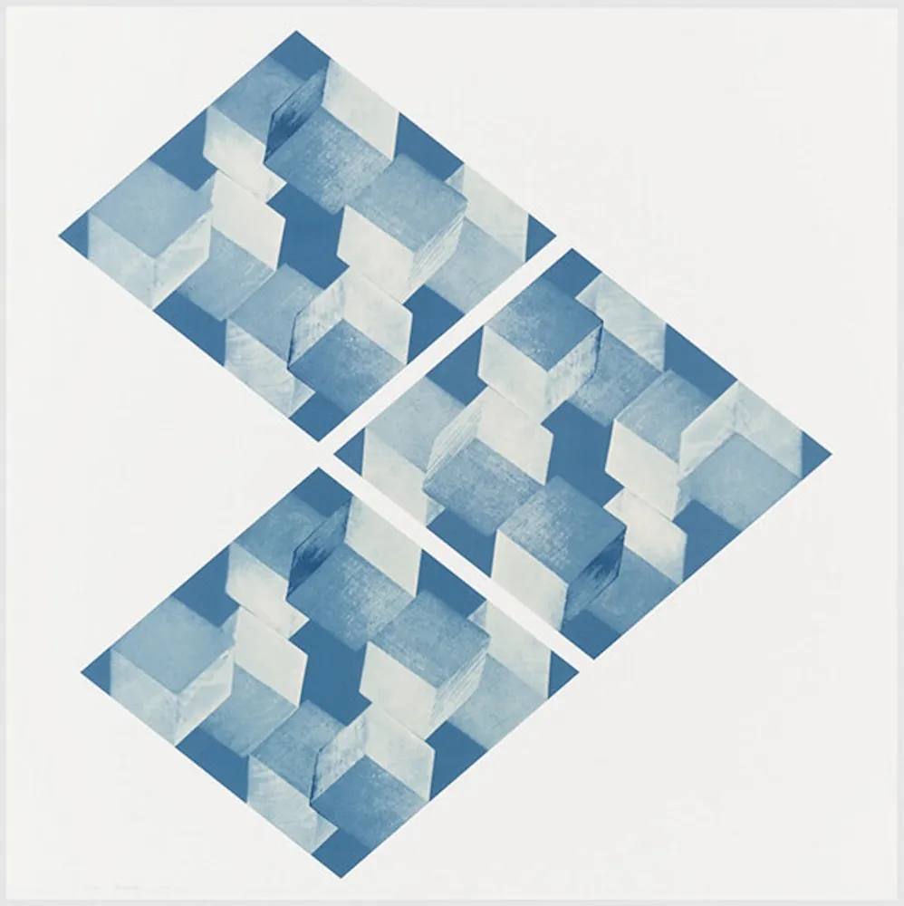 Siebdruck Bochner - Untitled (Four X Four X Four)