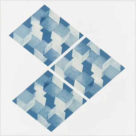 Siebdruck Bochner - Untitled (Four X Four X Four)