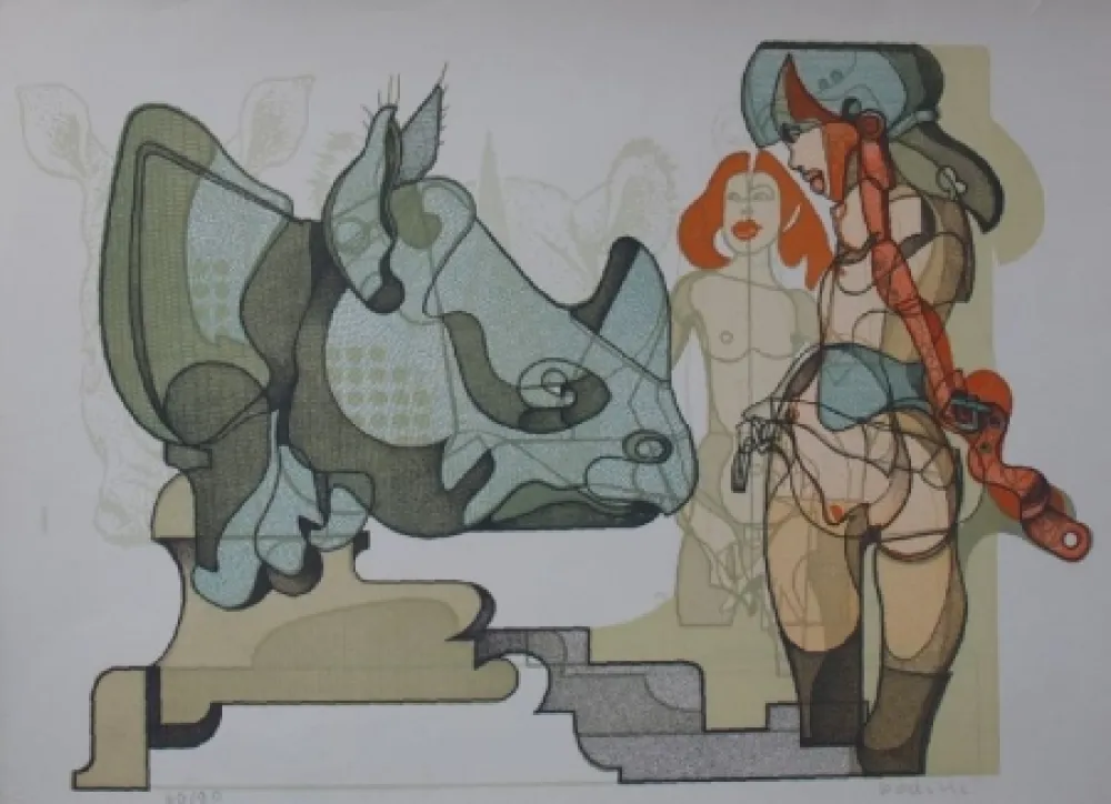 Lithographie Bodini - Senza titolo