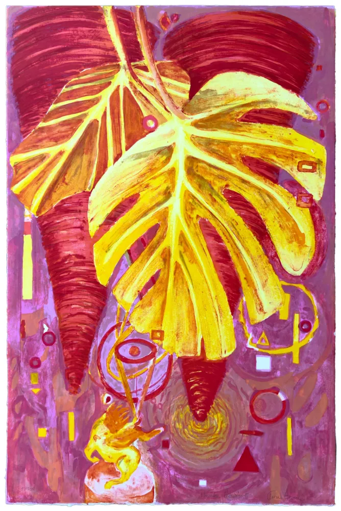 Lithographie Boesen - Monstera Monstera II