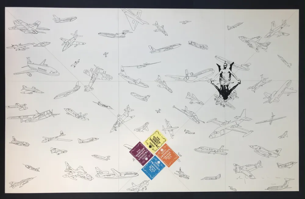 Siebdruck Boetti - Twinings - Archived by Fondazione Boetti