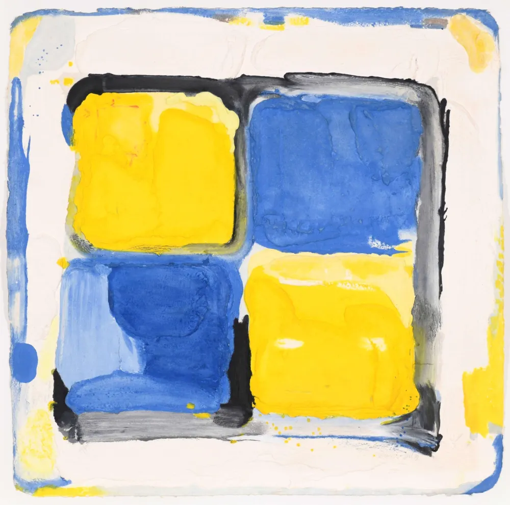 Stich Bogart - Yellow / blue / square