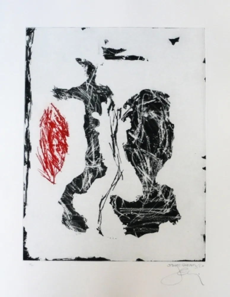 Radierung Und Aquatinta Bohary - Scribe