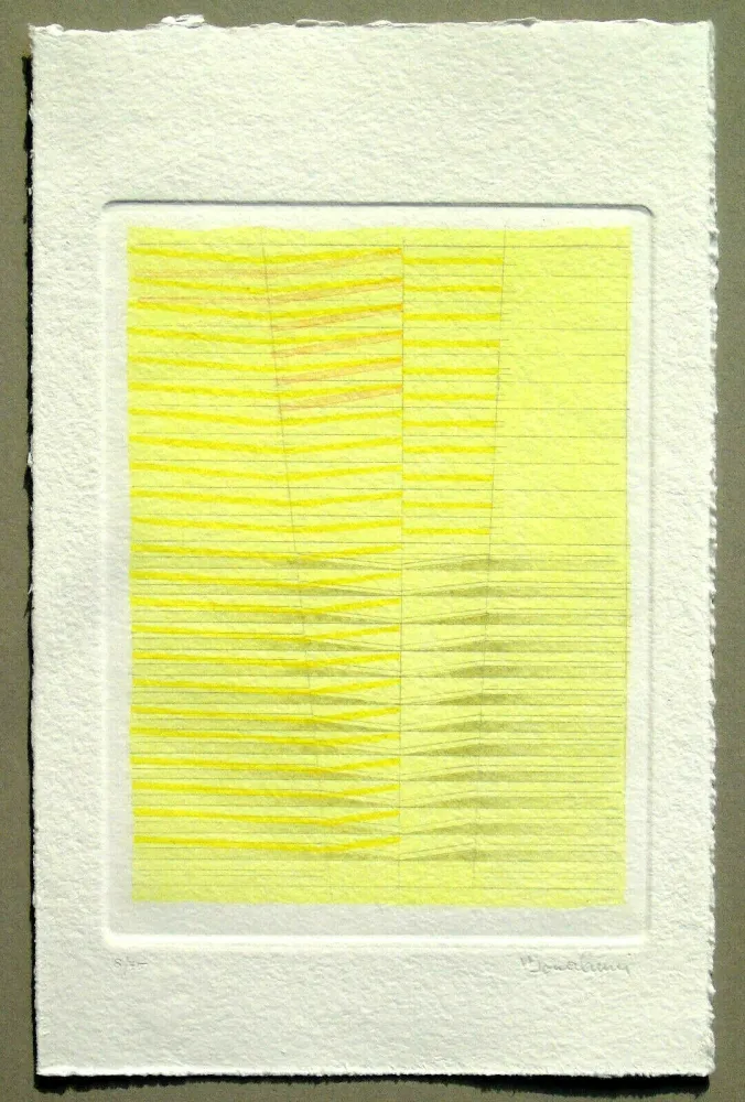 Radierung Und Aquatinta Bonalumi - Senza titolo