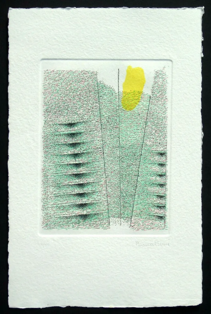 Radierung Und Aquatinta Bonalumi - Senza titolo