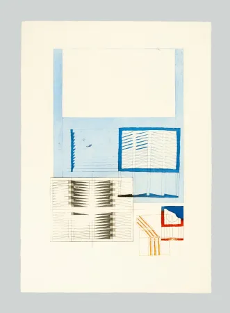 Lithographie Bonalumi - Superficie