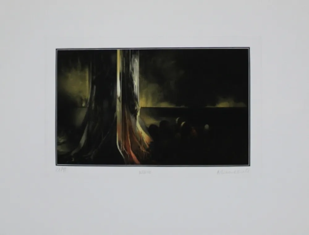 Radierung Und Aquatinta Bongibault - Nagas