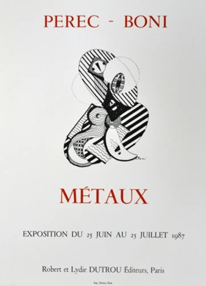Plakat Boni - Metaux