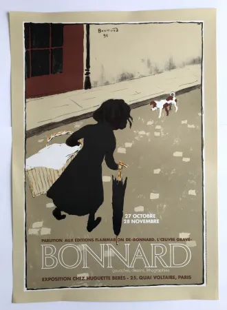 Plakat Bonnard - Galerie Huguette Berès