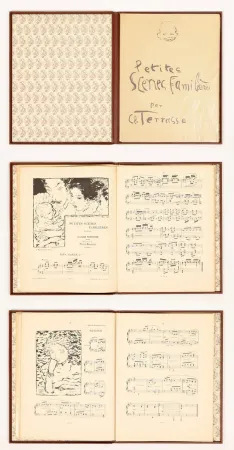 Illustriertes Buch Bonnard - Petites scènes familières Pour Piano. 20 lithographies originales de Pierre Bonnard (1893)