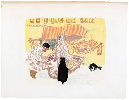Lithographie Bonnard - Quelques aspects de la vie de Paris 5