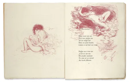 Illustriertes Buch Bonnard - Verlaine. PARALLÈLEMENT. 109 lithographies originales (Vollard 1900)