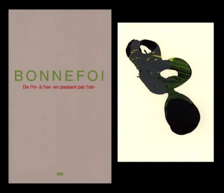 Illustriertes Buch Bonnefoi - L'Art en écrit  