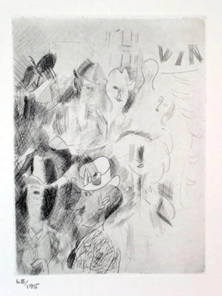 Radierung Bores - Carpeta