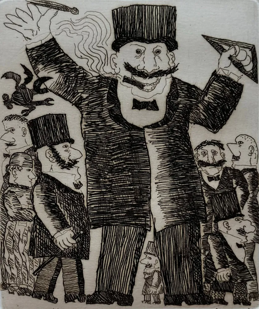 Radierung Borghese - L'idea 