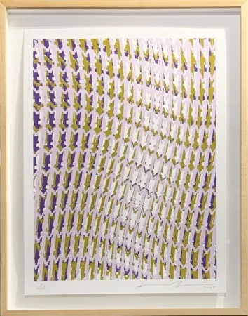 Siebdruck Borofsky - Human Structures and the Light of Consciousness for Obama from the Artists for Obama Portfolio