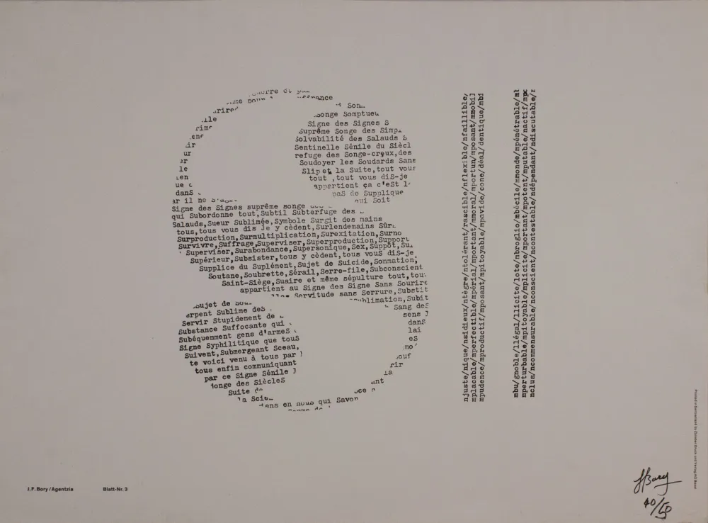 Siebdruck Bory - Agentzia, Blatt-nr. 3