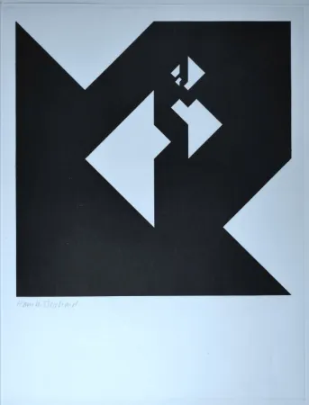 Holzschnitt Bosshard - 1961 zwölf variationen über ein würfelthema - 1962 zwölf typografische konstellationen.