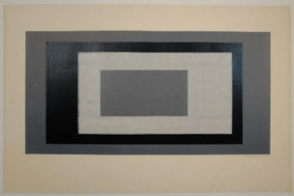 Holzschnitt Bosshard - Holztafeldruck (vierfarbig). 