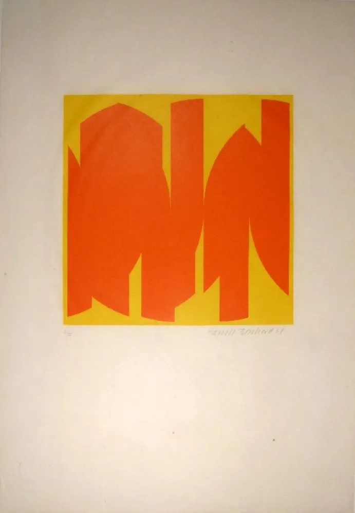 Holzschnitt Bosshard - Sechs Variationen über ein Kreisthema. 