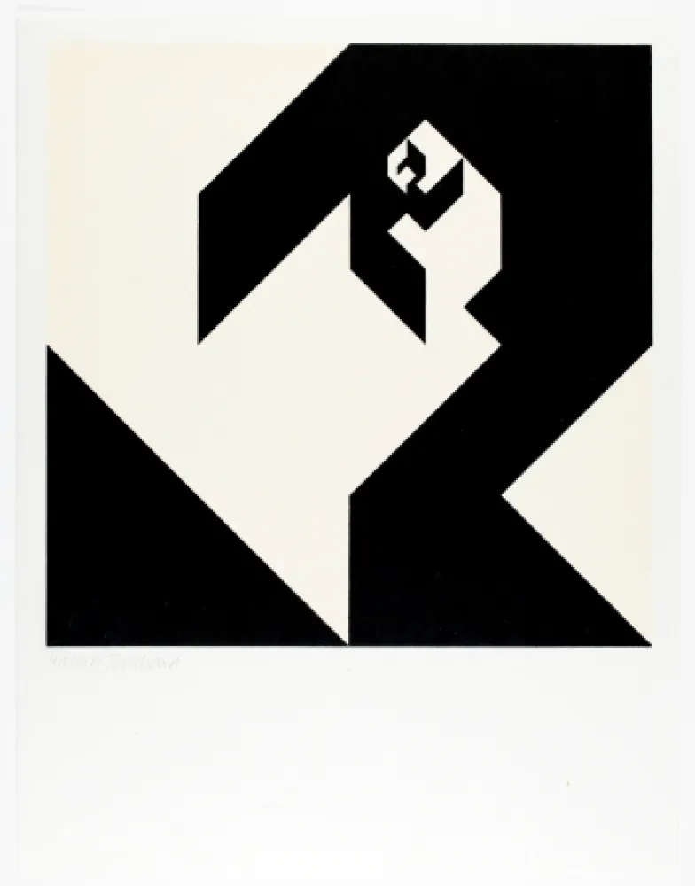 Holzschnitt Bosshard - Variation 7