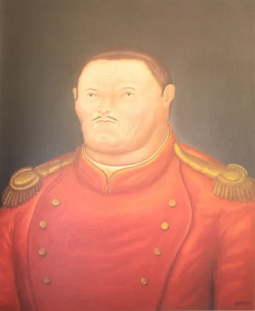 Lithographie Botero - Field Marshall