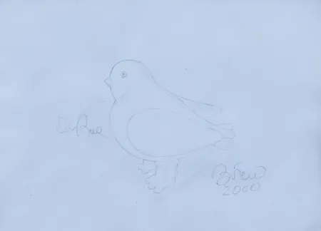 Siebdruck Botero - Paloma, 2000