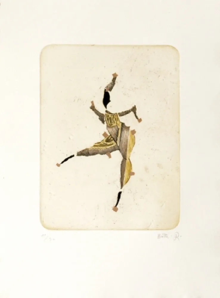 Aquatinta Botti  - L'africaine