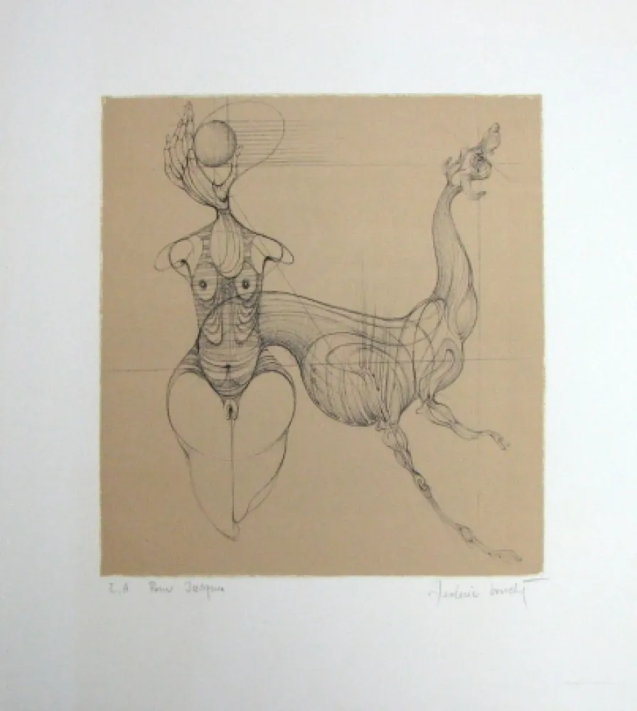 Lithographie Bouché - Untitled