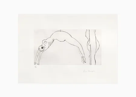 Stich Bourgeois - Arched figure