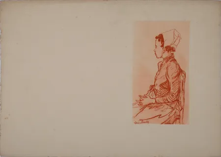 Aquatinta Boutet - Cancalaise, c. 1906