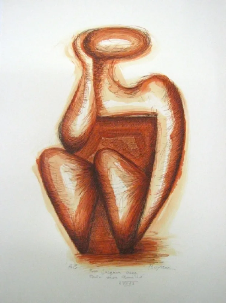 Lithographie Boyan - Untitled