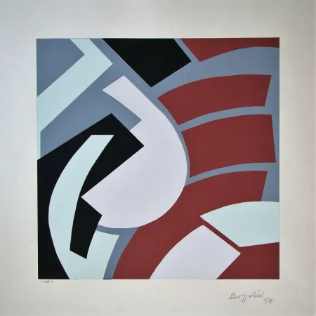 Siebdruck Bozzolini - Composition, 1954