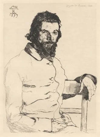 Keine Technische Bracquemond - Portrait de Meryon