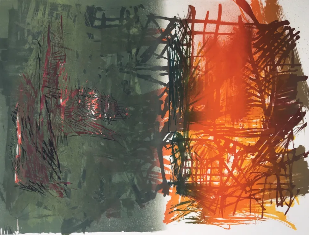 Lithographie Brandes - Sans titre