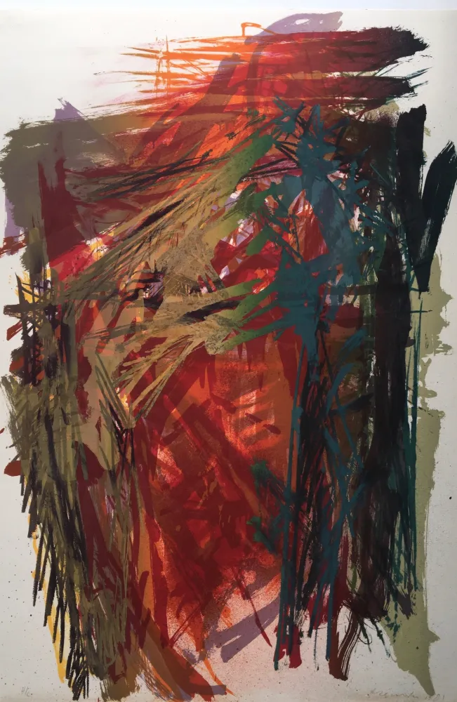 Lithographie Brandes - Sans titre