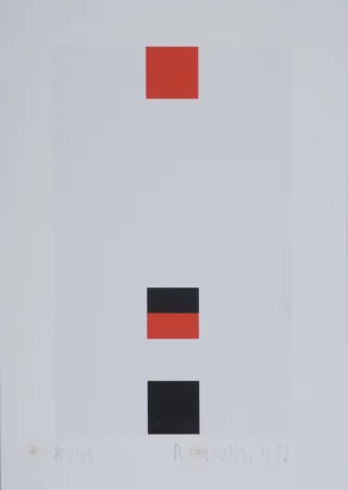 Siebdruck Brandt - Composition abstraite #3