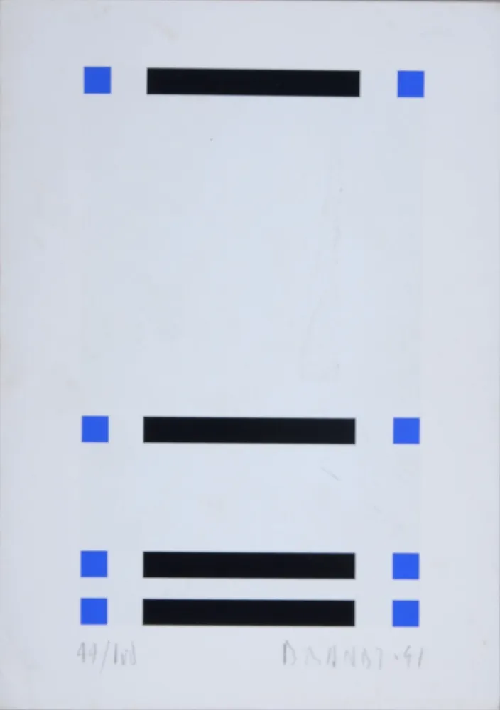 Siebdruck Brandt - Composition abstraite #6