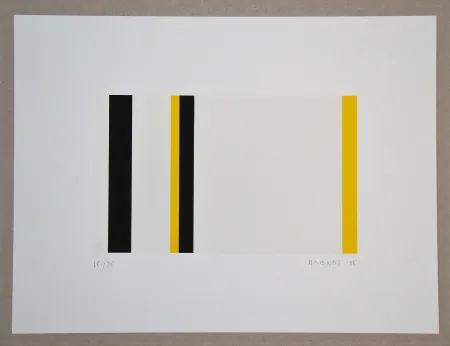 Siebdruck Brandt - Gelb und Schwarz