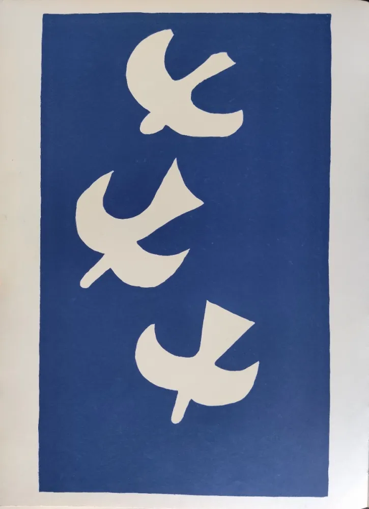 Lithographie Braque (After) - Carnets intimes de Braque II