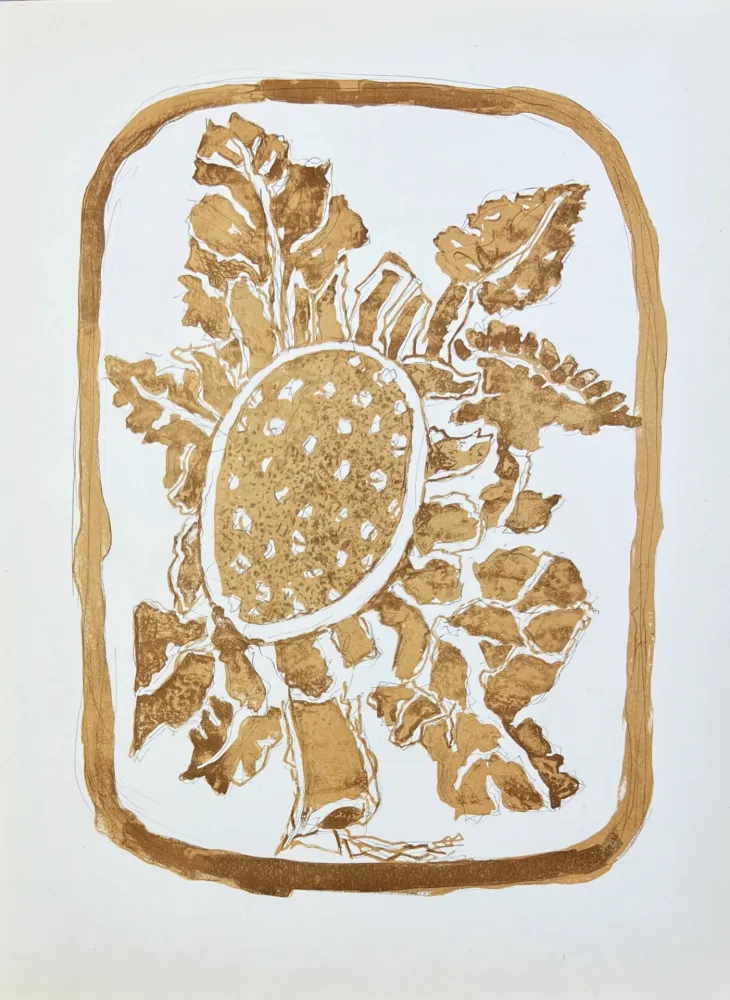 Lithographie Braque (After) - Carnets intimes de Braque IX