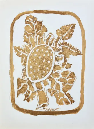 Lithographie Braque (After) - Carnets intimes de Braque IX