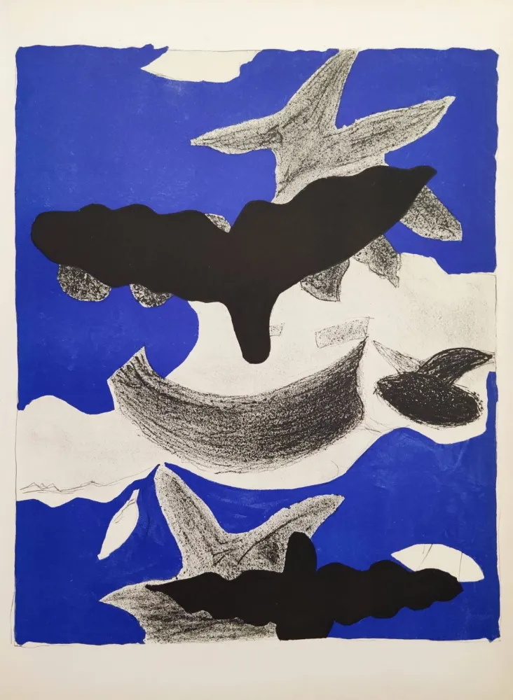 Lithographie Braque (After) - Carnets intimes de Braque V