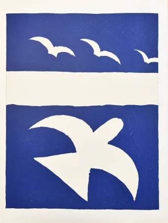 Lithographie Braque (After) - Carnets intimes de Braque VI