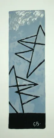 Lithographie Braque (After) - Ciel gris I.