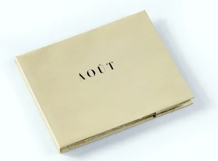 Illustriertes Buch Braque - Aout 