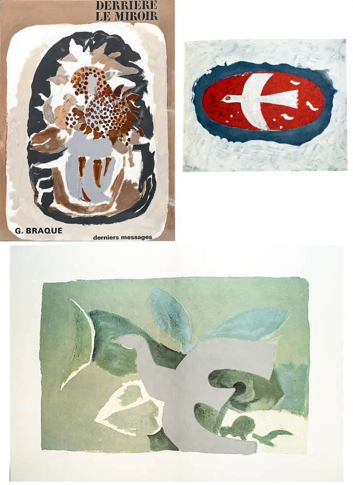 Illustriertes Buch Braque - BRAQUE, derniers messages. Derrière le Miroir n° 166 . Juin 1967.